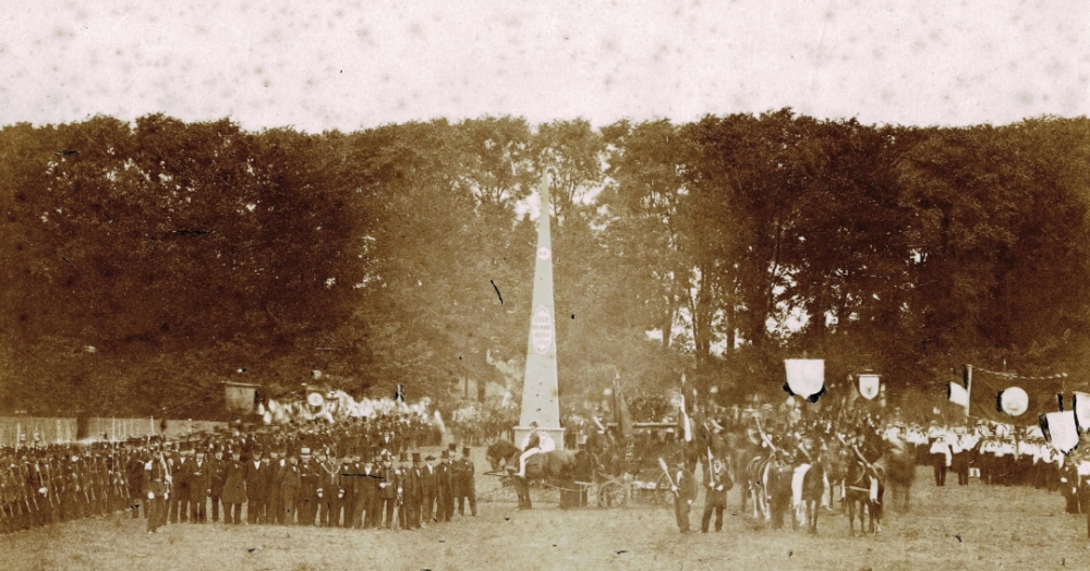 Oudste foto uit Vlaardingen: herdenking van de Slag bij Waterloo