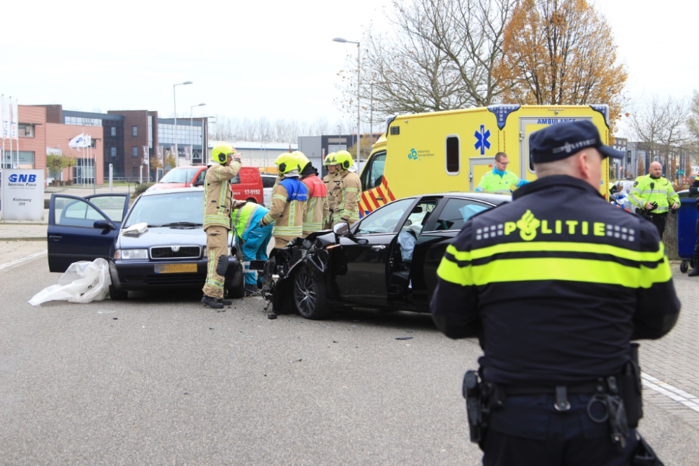 Gewond bij forse aanrijding