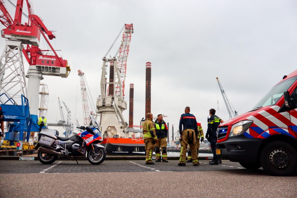 Man naar ziekenhuis na val in Wiltonhaven
