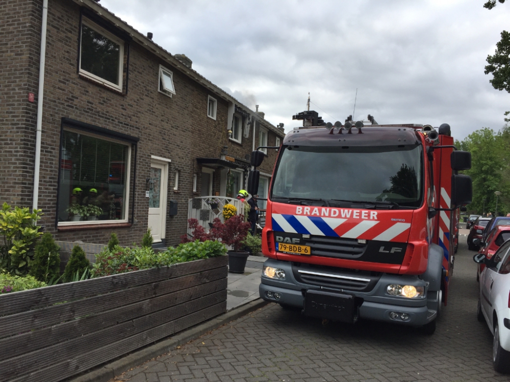 Brand op zolder woning Molensingel