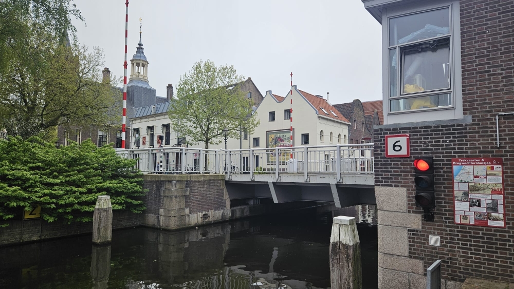 De Ooievaarsbrug in Schiedam