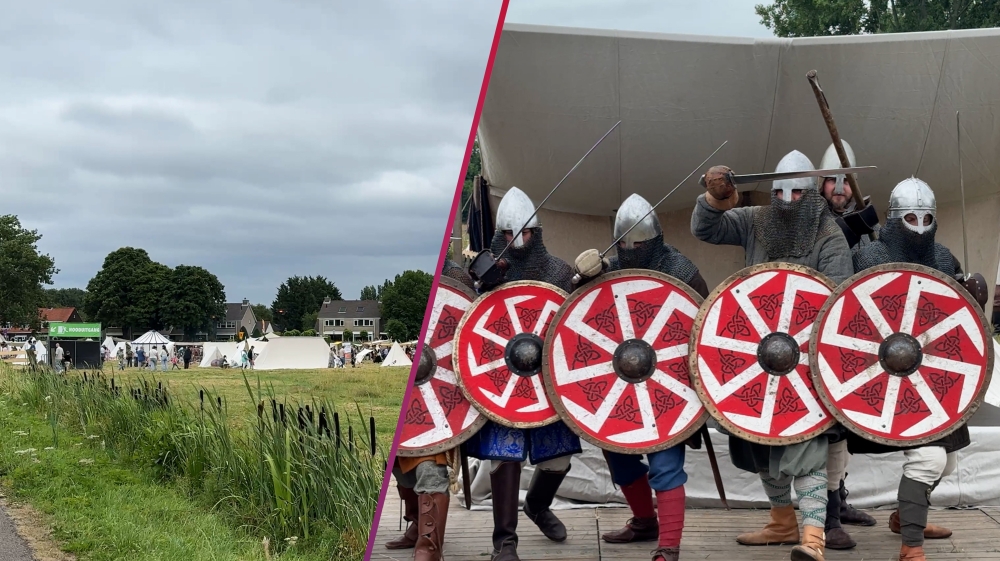 Zwaarden, ridders en een gestolen koe tijdens middeleeuws festival in Schiedam-Noord