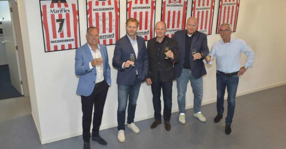 Nicoverken verlengt sponsorcontract bij Sparta Rotterdam