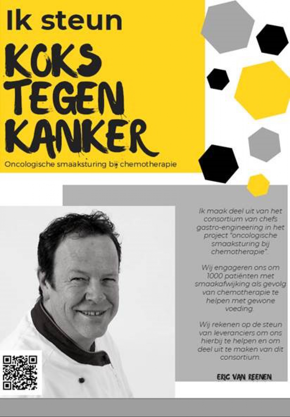 Chef-kok Frankelandgroep in team van Koks tegen Kanker