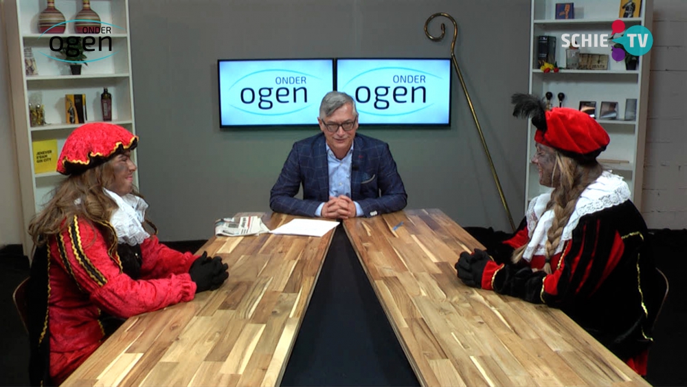 Onder Ogen met: Pieten, Caroline Nieuwendijk,Servicepunt Woningverbetering, vliegerwinkel en Nieuwe Schiedammers uit Brazilië