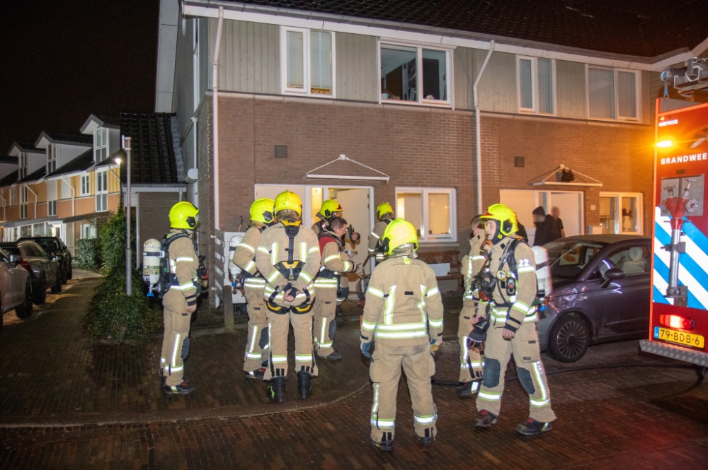 Brand in woning Sveaparken Schiedam