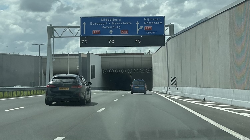 Snelheidsbeperking in Blankenburgverbinding door storing