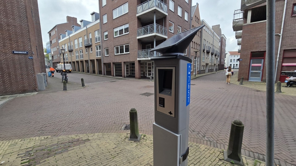 De nieuwe parkeerautomaat