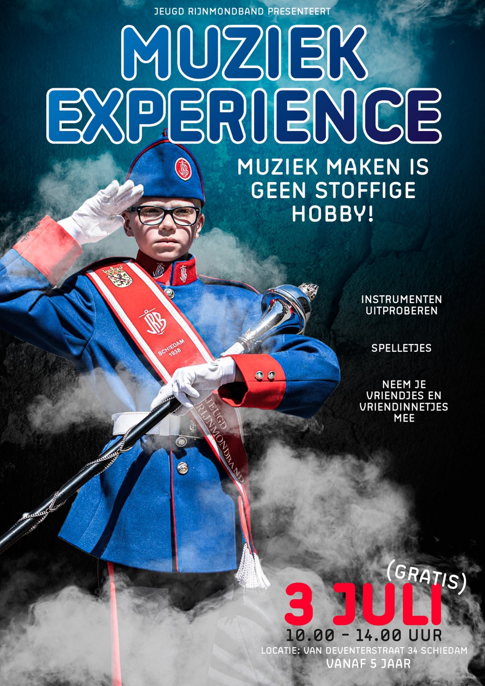 Jeugd Rijnmondband organiseert Music Experience Day