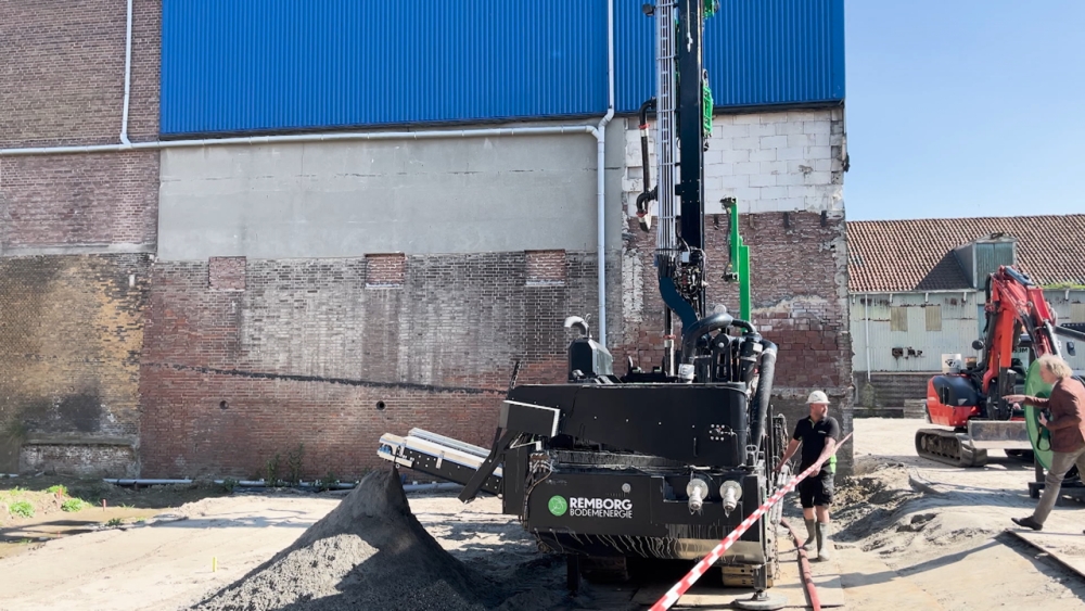 Bouwwerkzaamheden op het Museumkwartier in Vlaardingen (archiefbeeld: 7 mei 2024)