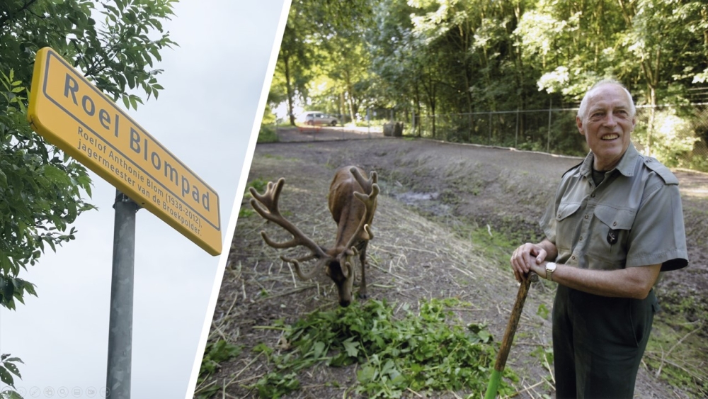 Na twaalf jaar heeft Roel Blom een pad aan de rand van de Broekpolder