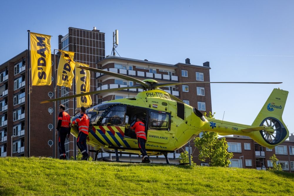 Traumahelikopter ingezet voor medische noodsituatie