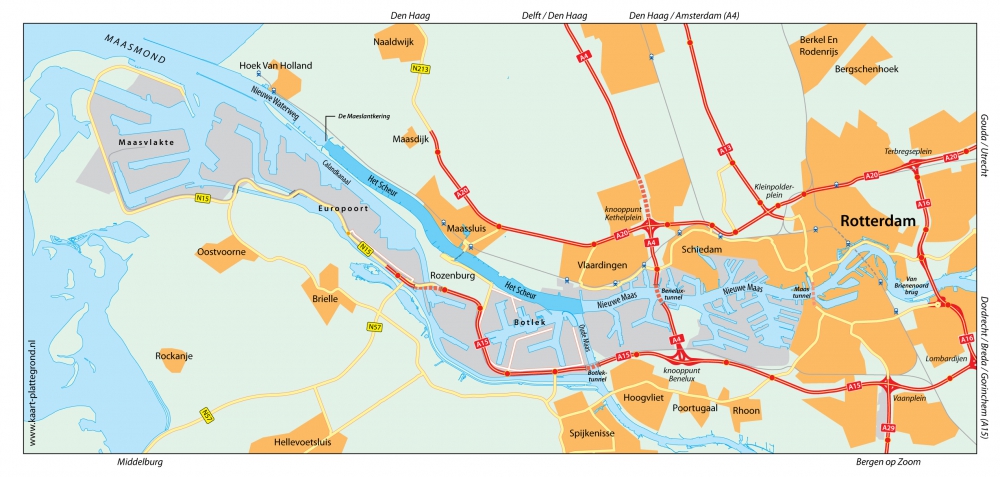 &#039;Schiedam ligt aan de Nieuwe Maas, niet aan de Nieuwe Waterweg&#039;