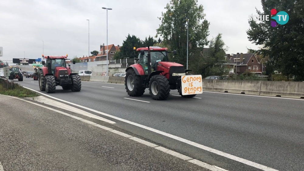 Boerenprotest zet A13 zo goed als stil