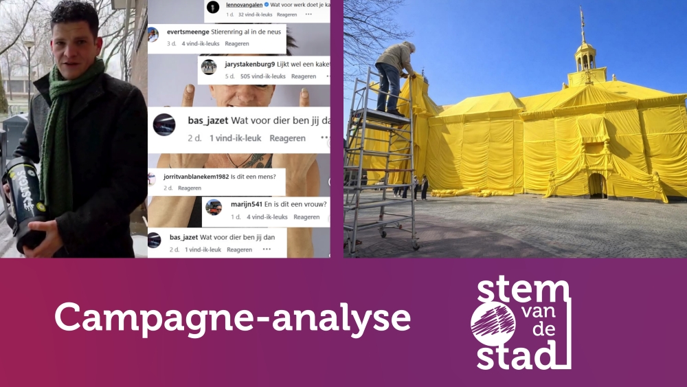Campagne-analyse: Lachgas en een ingepakt stadhuis