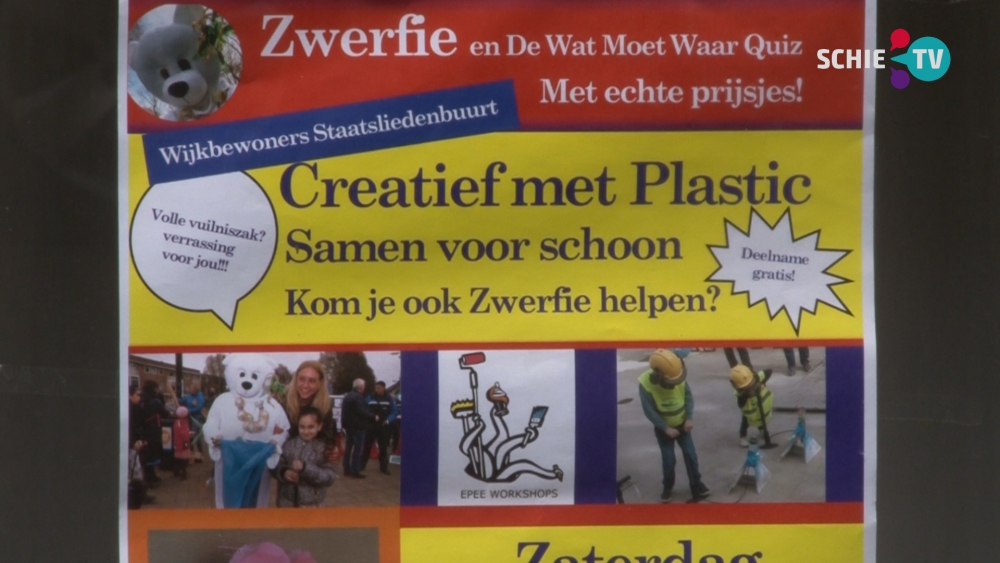 Flink de handen uit de mouwen steken tijdens Clean Up Day in de Staatsliedenbuurt