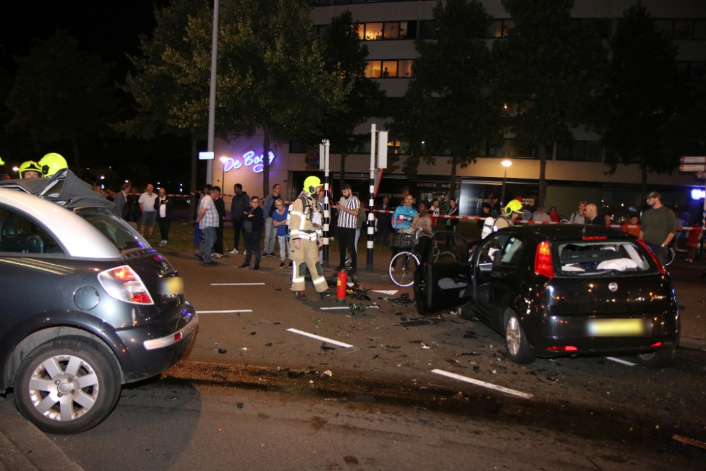 Meerdere gewonden bij frontale aanrijding