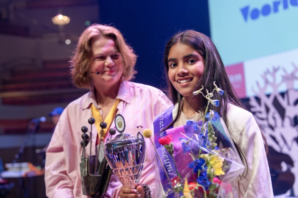 Jayshri Sundaram uit Schiedam is de Nationale Voorleeskampioen 2025
