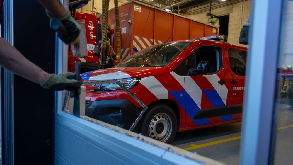 Inbrekers breken in, maar vertrekken zonder buit uit brandweerkazerne