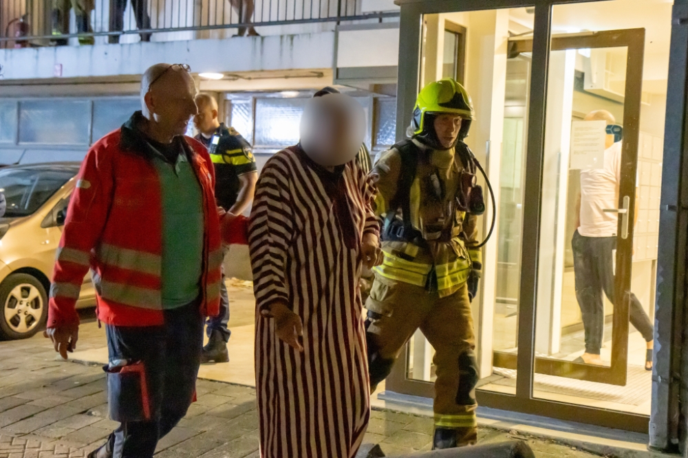 Brand in flatwoning aan Jozef Oreliosingel in Schiedam