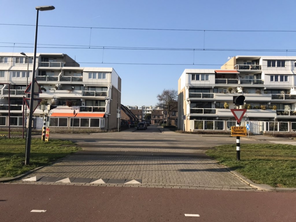 Tram WaarschuwingsInstallatie Woudhoek is gerepareerd