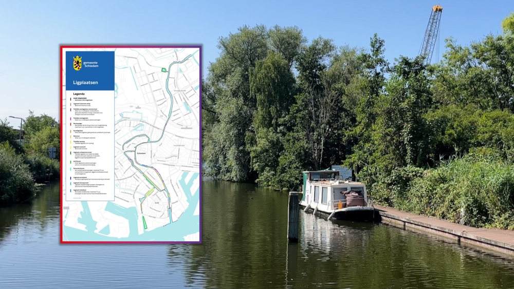 Nieuw ligplaatsenbeleid in Schiedam, maar verkeerd liggende boten nog niet verdwenen