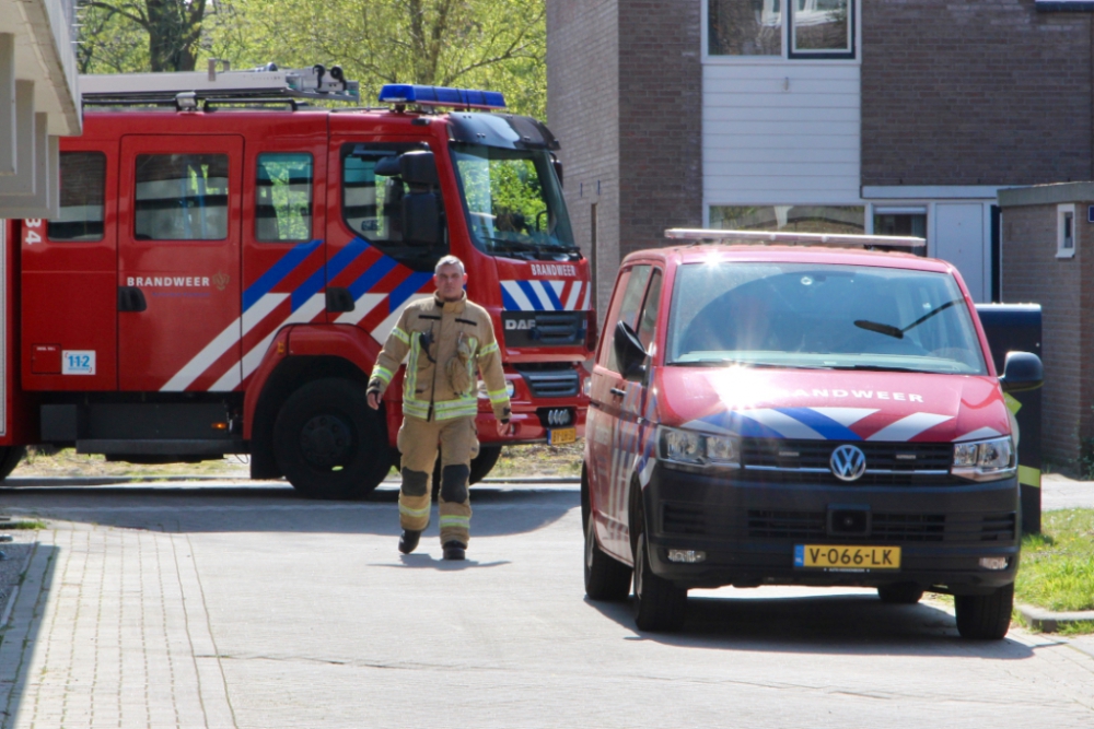 Gasleiding doorboord bij bouw overkapping