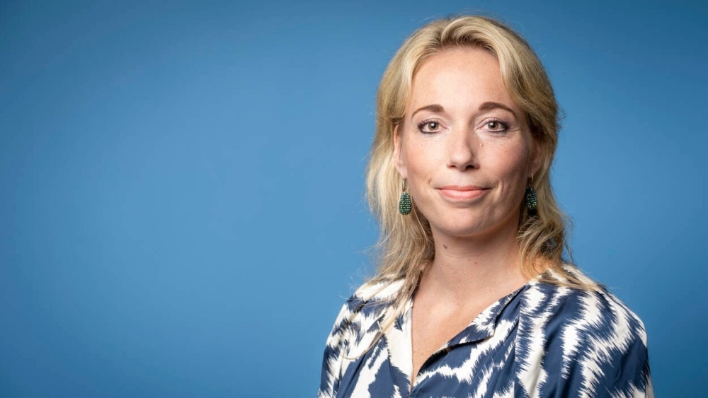 JA21-kamerlid Ingrid Coenradie verkenner in Vlaardingen