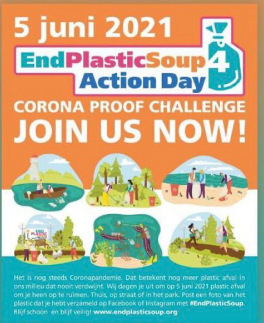 Rotaryclubs uit de Waterweg regio houden “EndPlasticSoup” actiedag op zaterdag 5 juni 2021