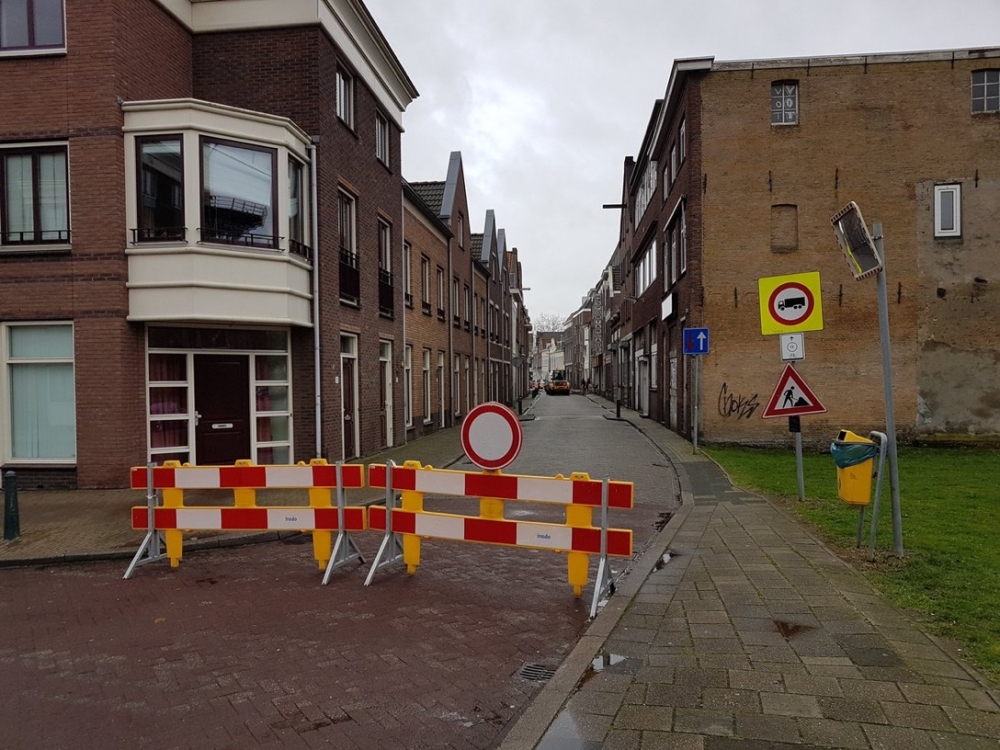 Boterstraat plots afgesloten