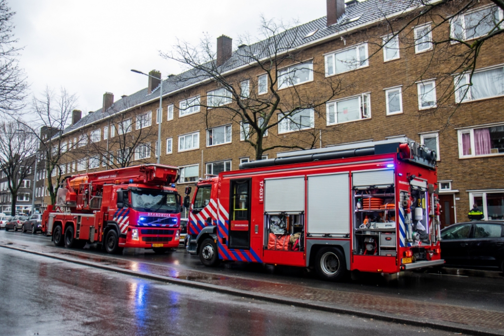 Brand in woning