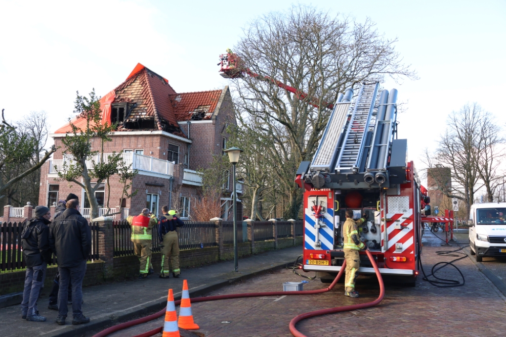 Brand ‘Villa Kakelbont’ dag later weer opgelaaid