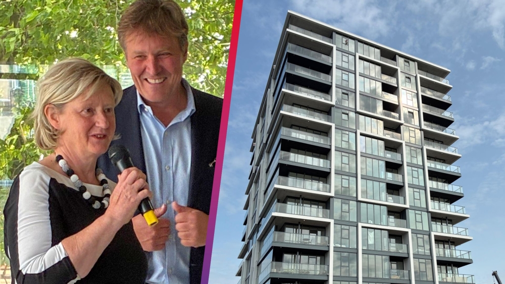 Terras aan de Schie nu echt af, oplevering gevierd met buurtborrel