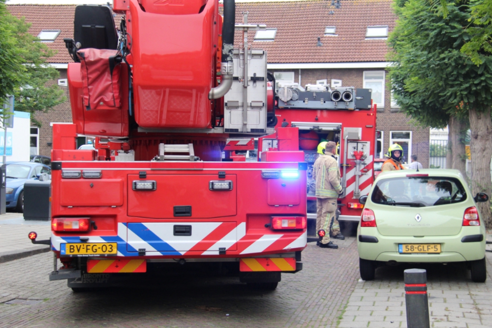 Woningbrand in Oost