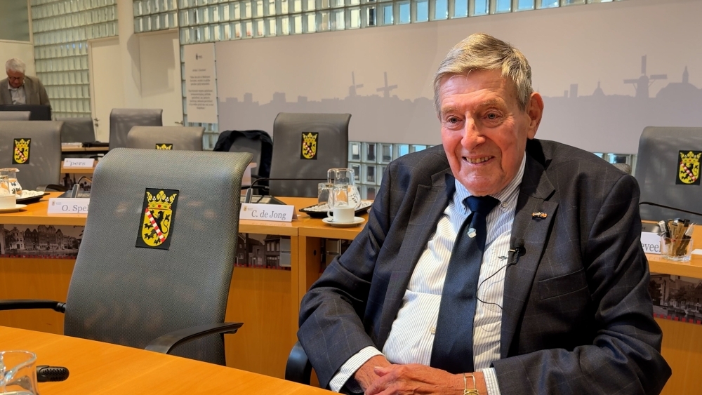 Will van Wijk is het oudste Schiedamse raadslid ooit, en morgen stopt hij