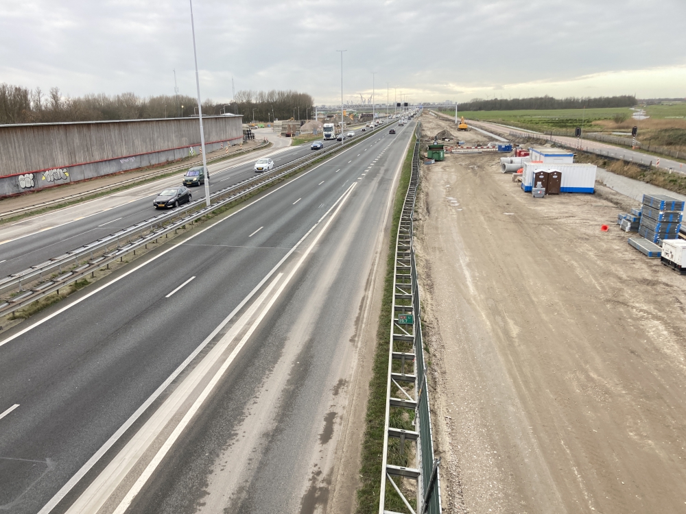 Afsluitingen A20 in de nachten van 9 en 10 maart