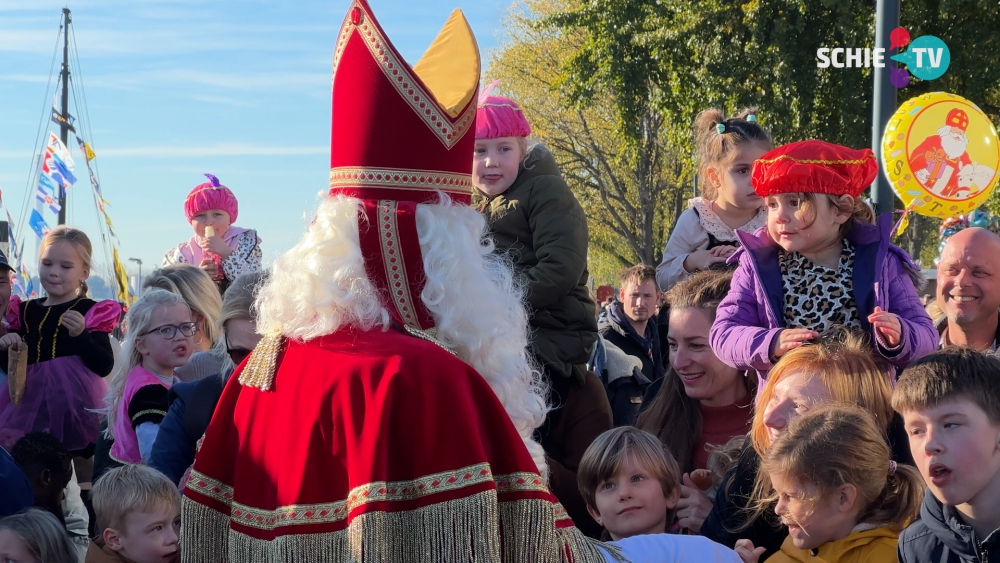 Sinterklaas is weer in Schiedam aangekomen