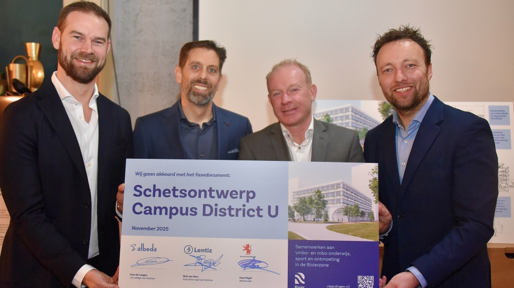 Schetsontwerp voor Campus District U gepresenteerd: ‘Wordt het bruisende hart’