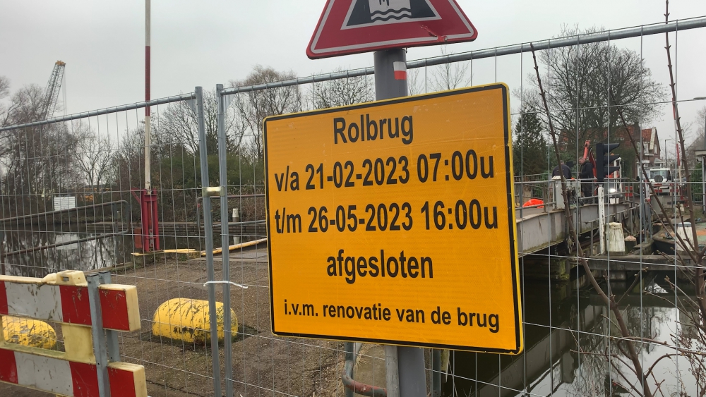 Unieke Schiedamse rolbrug drie maanden dicht door renovatie