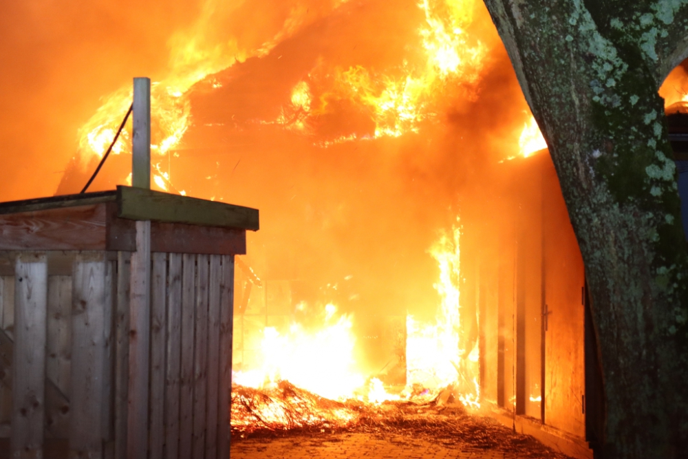 Grote uitslaande brand in Plaswijckpark