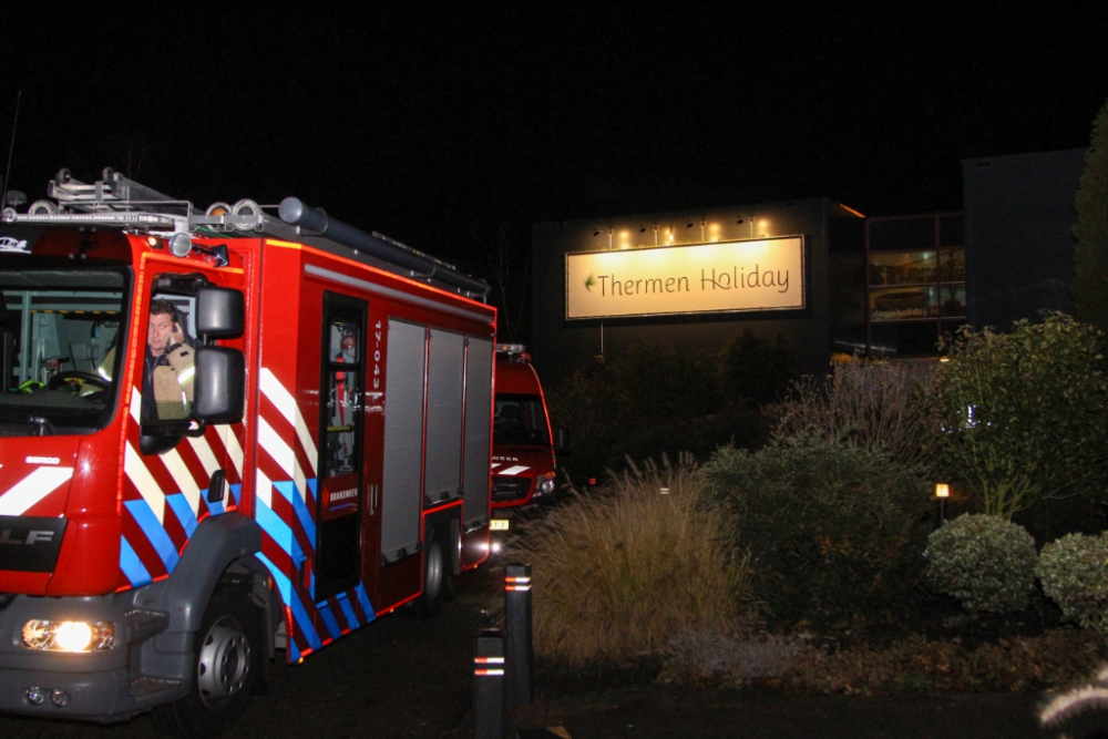 Poes in sauna houdt brandweer bezig