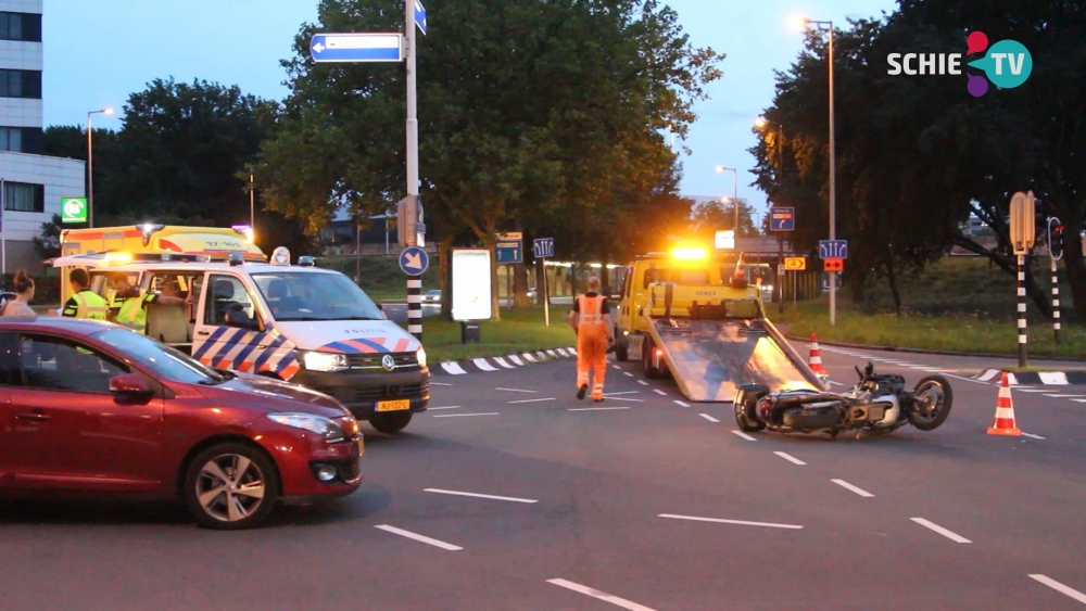 Motorrijder raakt gewond bij ongeval