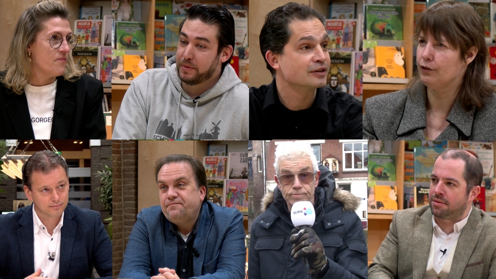 Onder Ogen met ondernemers, wethouder Ruseler, Wenneker Cinema, support de boekhandel