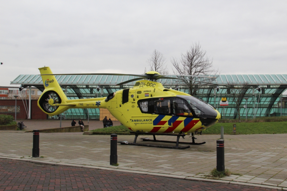 Traumahelikopter opgeroepen voor incident in woning Filips van Bourgondiëstraat