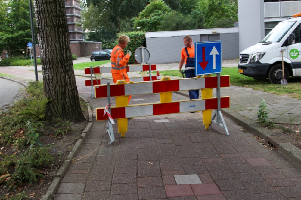 Fietspad hersteld na ongeval