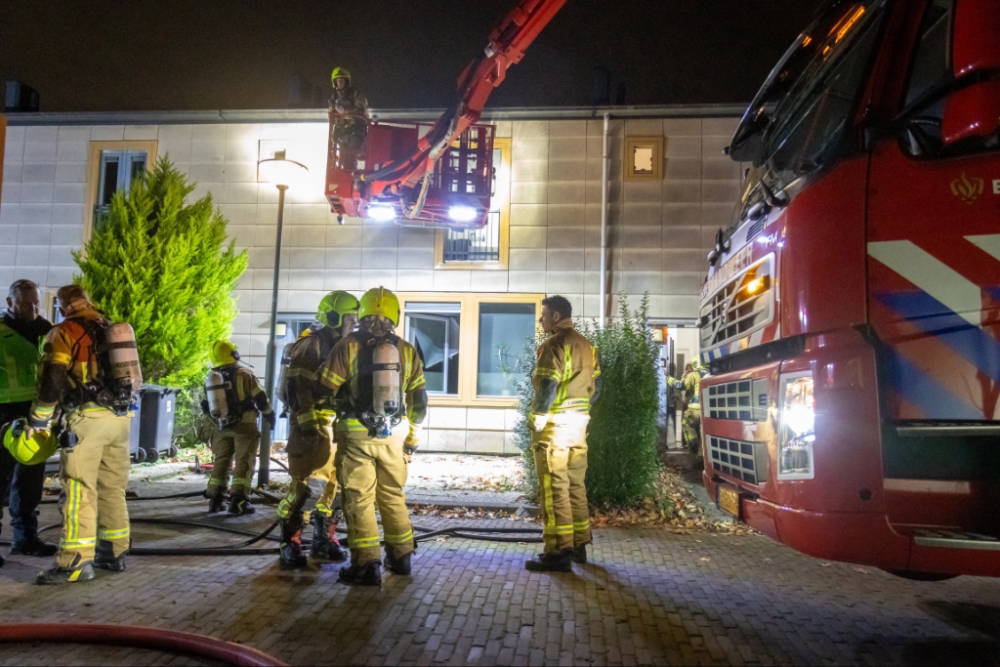 Brand in woning in Tuindorp Schiedam