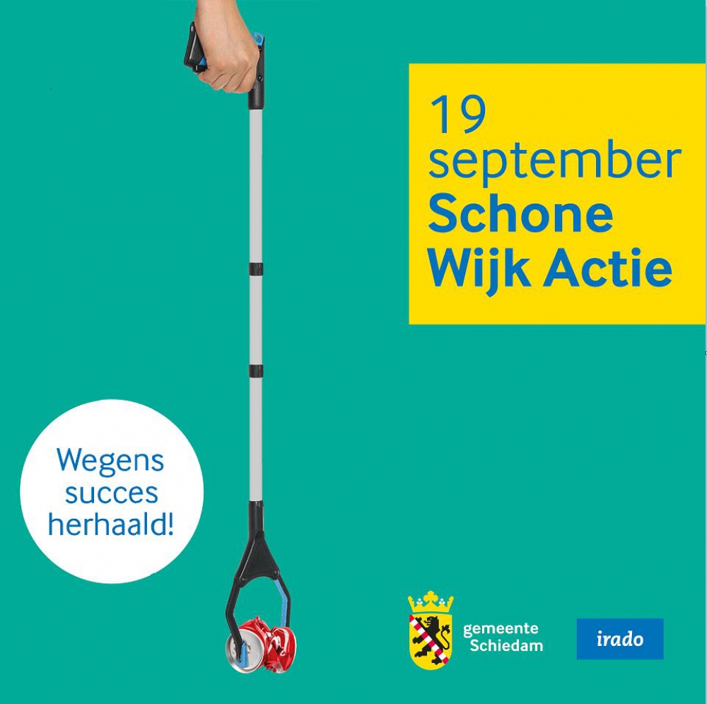 Schone Wijk Actie in Schiedam wegens succes herhaald