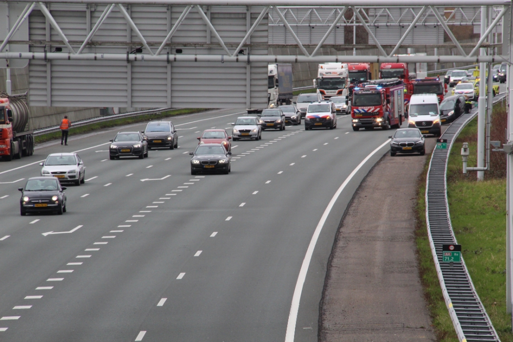 Ongeval met meerdere auto&#039;s op de A4