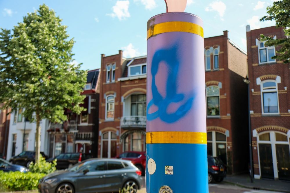 Jongeren laten 's nachts spoor van piemels en strepen achter in Oostwijk