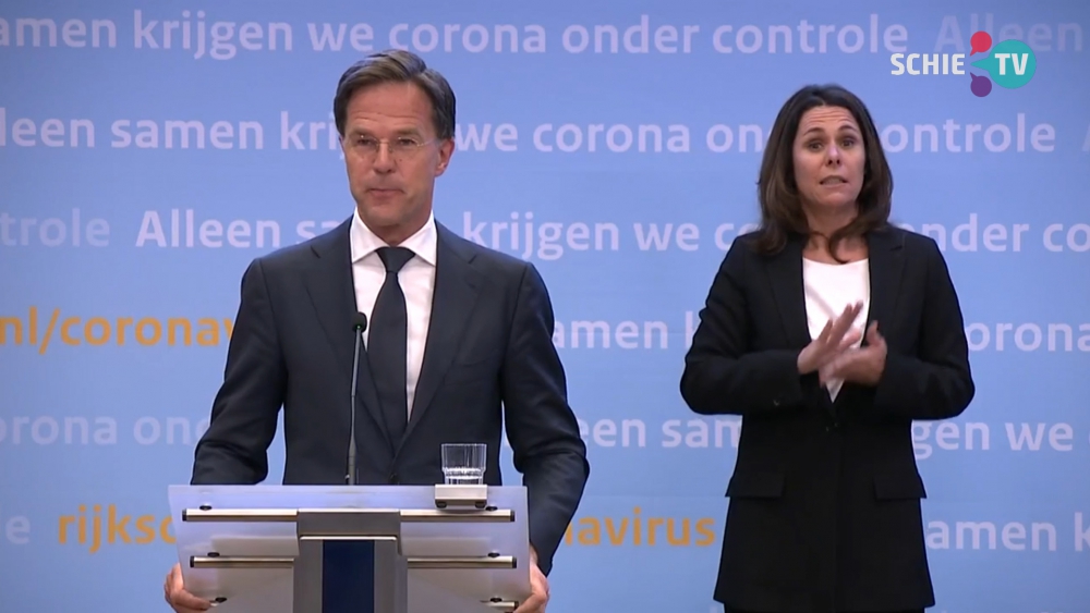 Persconferentie premier Mark Rutte over vakanties